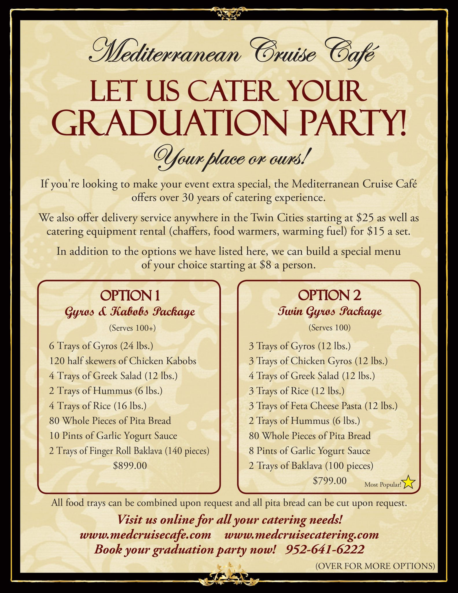 Graduation Party Catering Ideas
 Cater your Grad Party with us