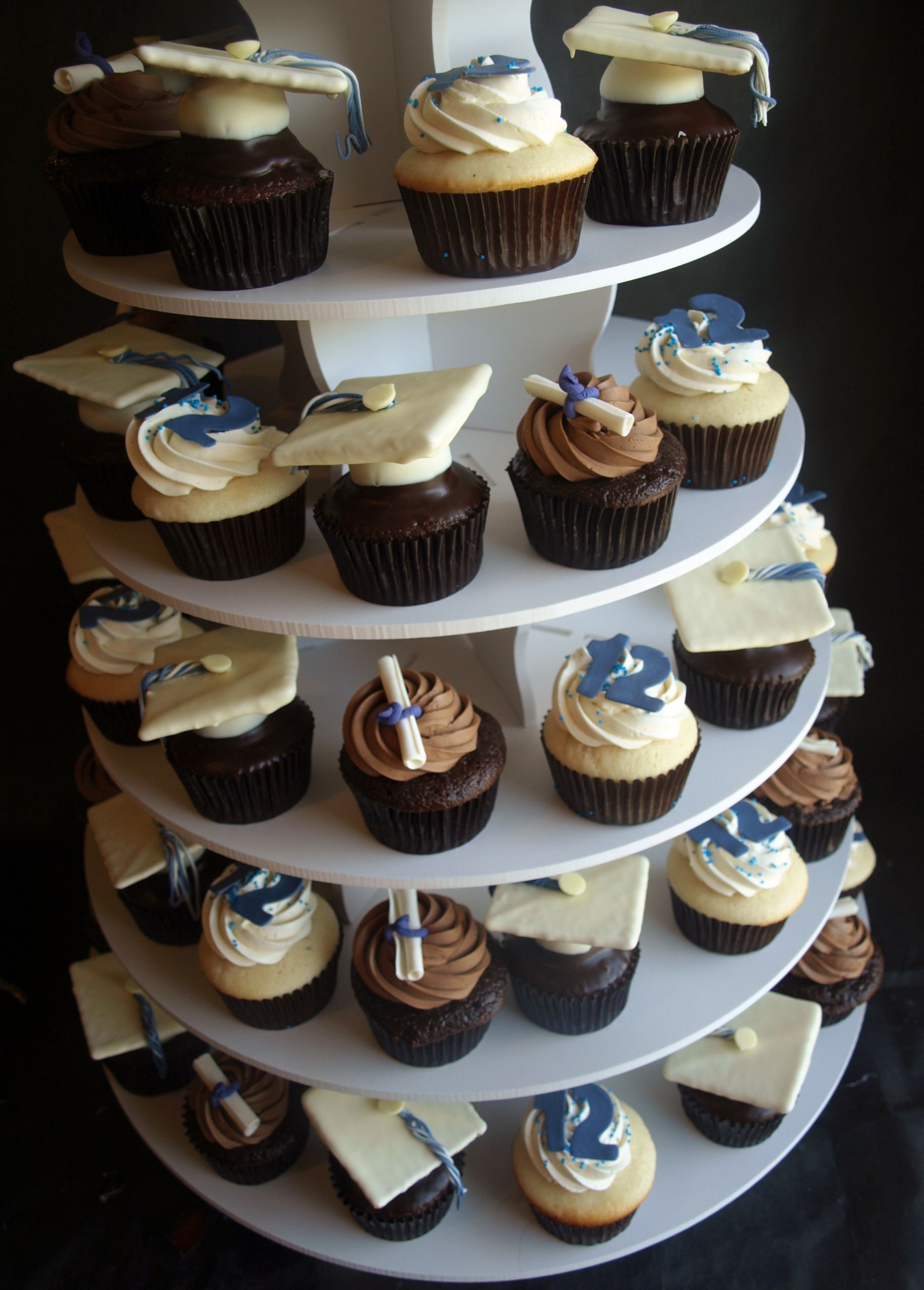 Graduation Party Cupcake Ideas
 Cupcakes by Laurie Clarke Cakes