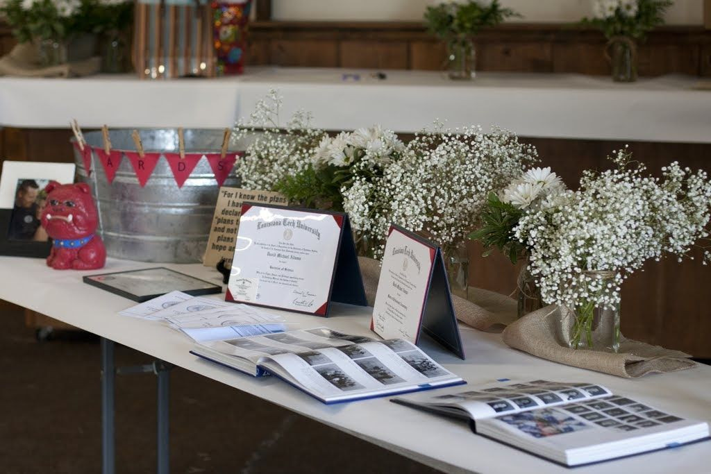 Graduation Party Entertainment Ideas
 wel e table graduation party daisies burlap rustic