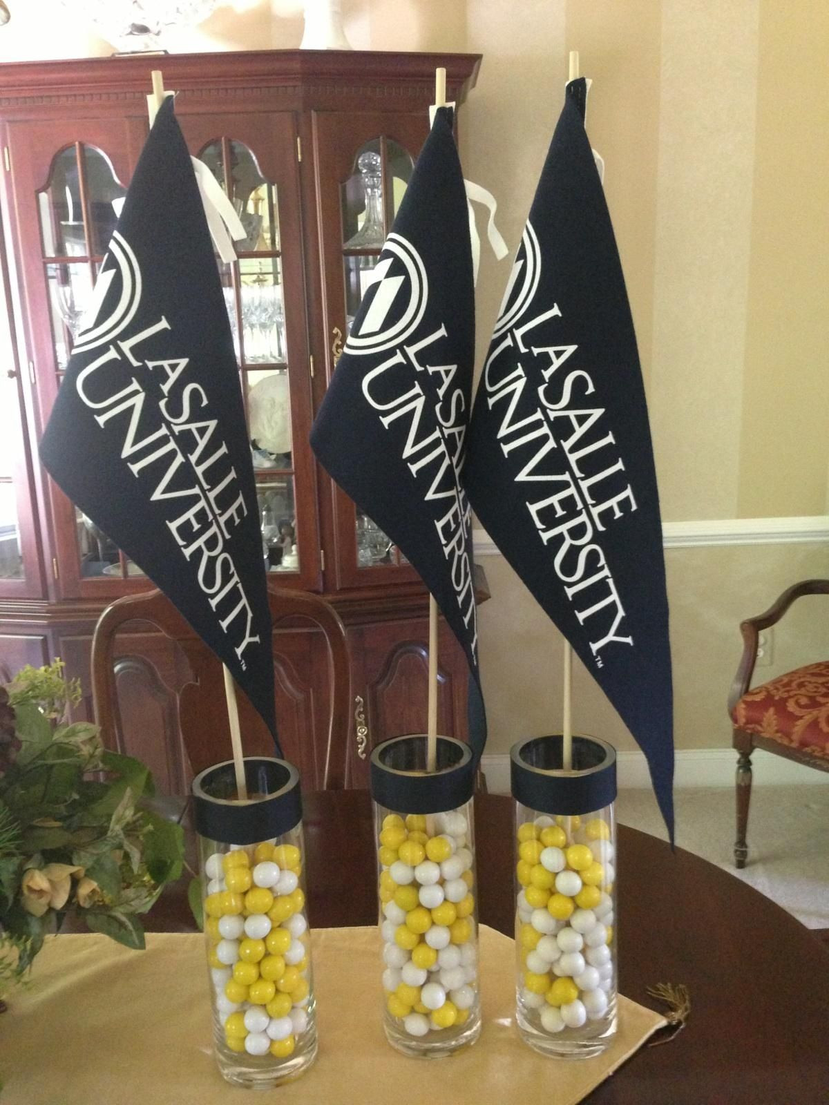 Graduation Party Entertainment Ideas
 Graduation centerpieces