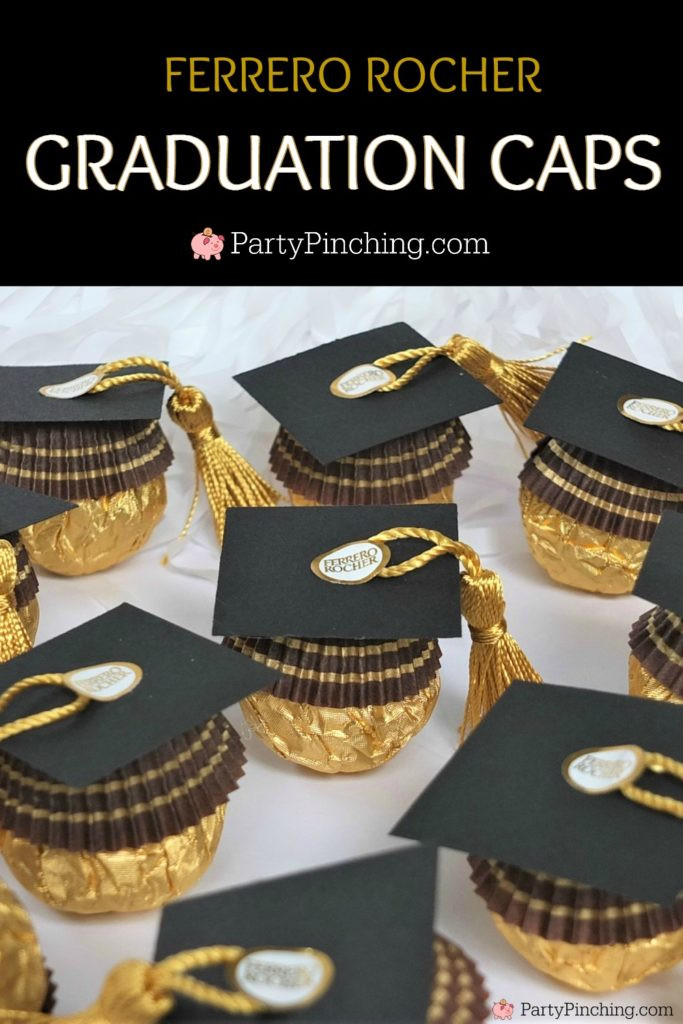 Graduation Party Favor Ideas Diy
 Ferrero Rocher Graduation Caps 2020 Graduation Decorations