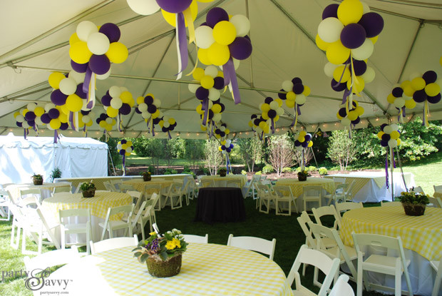 Graduation Party Ideas Purple
 A Purple & Gold Graduation Party