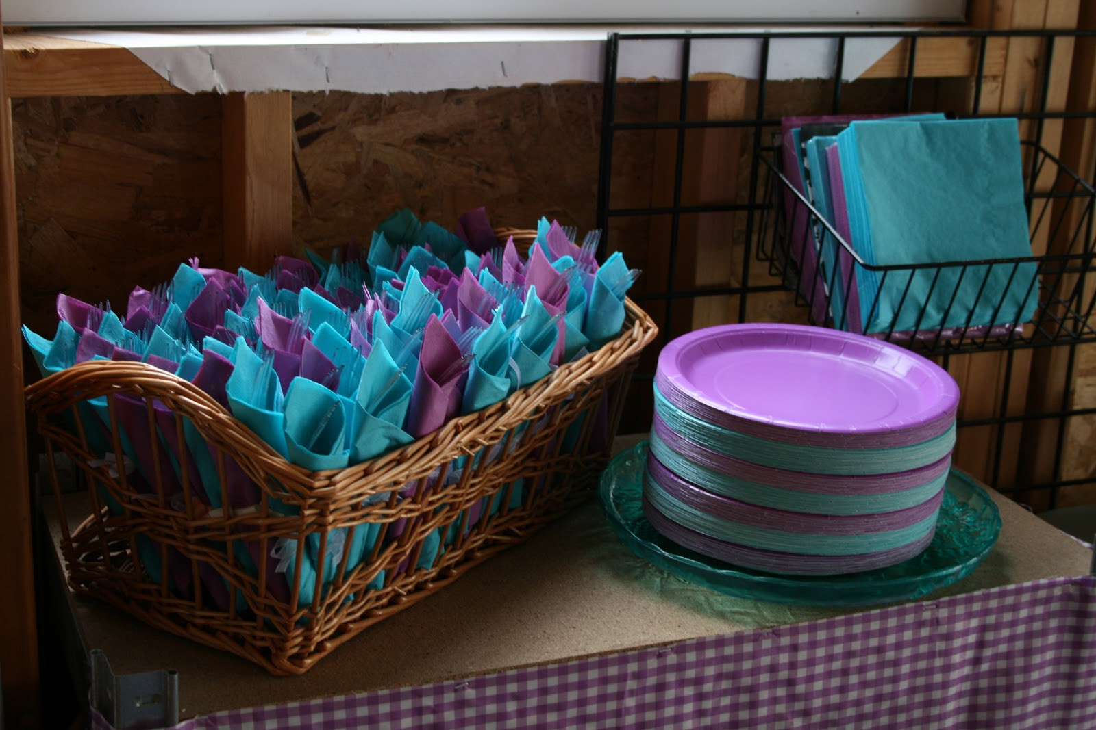 Graduation Party Ideas Purple
 Clever Bunnies Graduation Party