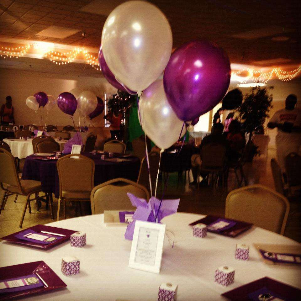 Graduation Party Ideas Purple
 Purple & White Graduation End of School Party Ideas