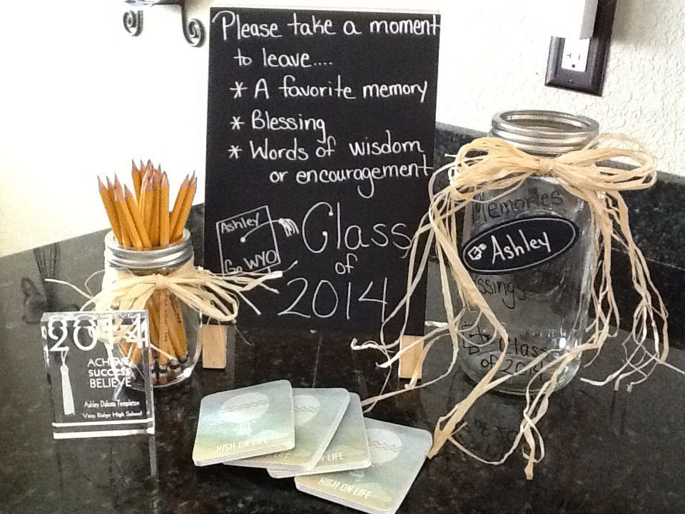 Graduation Party Memory Ideas
 Graduation Memories Advice and Blessing Jar