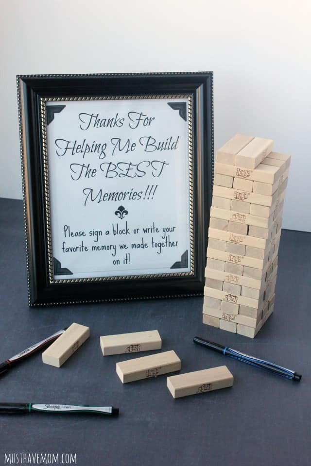 Graduation Party Memory Ideas
 Graduation Party Guest Book Idea With Free Printable