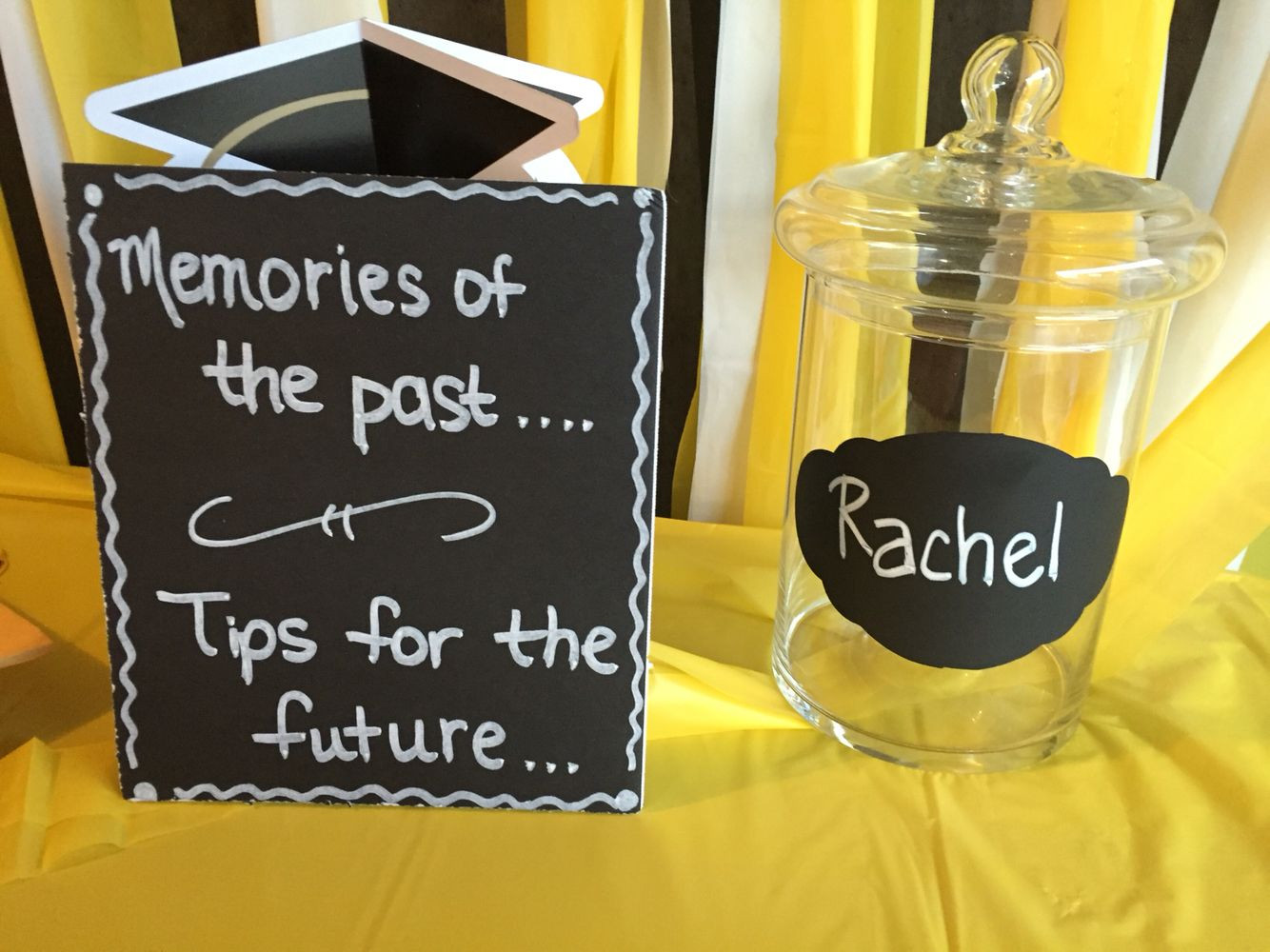 Graduation Party Memory Ideas
 Memory and advice jar