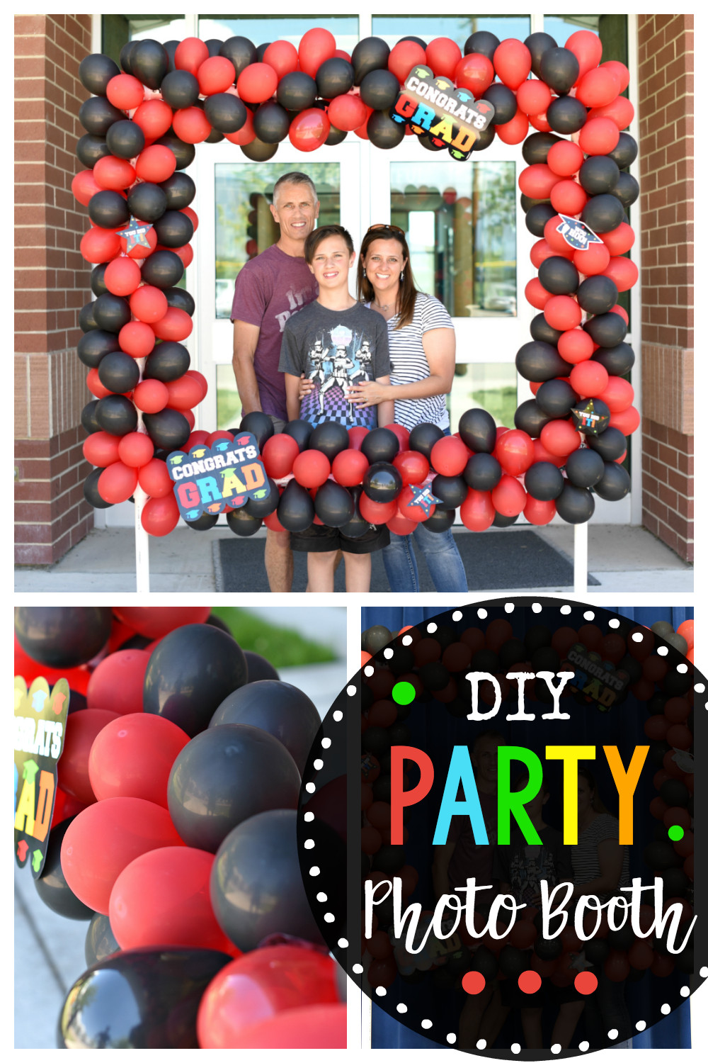 Graduation Party Photo Booth Ideas
 DIY Party Booth with Balloons – Fun Squared