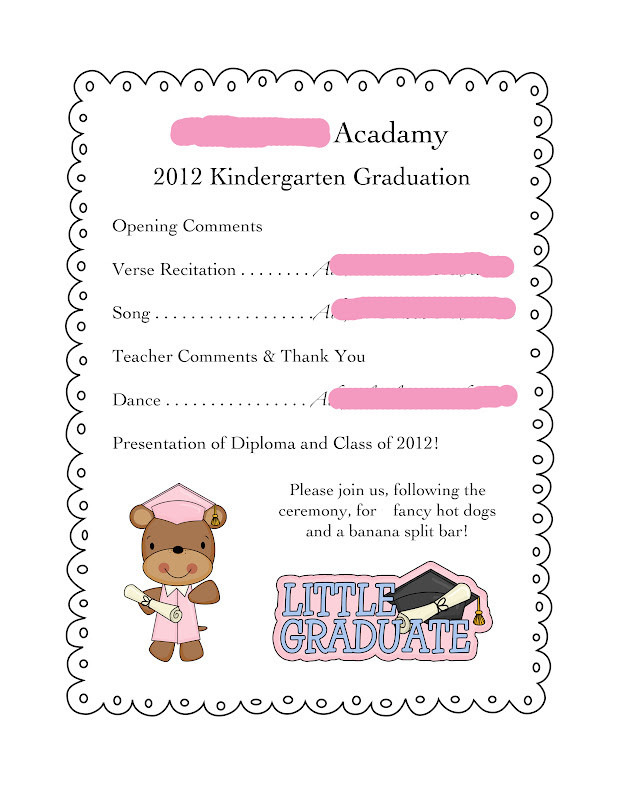 Graduation Party Program Ideas
 The Nature of Grace Homeschool Theme of the Week