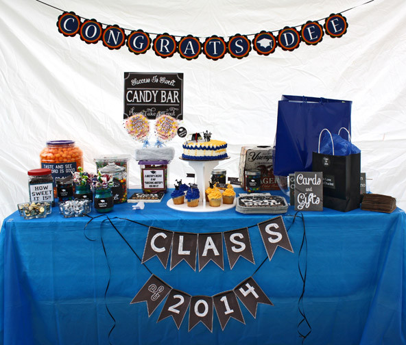 Graduation Party Setup Ideas
 JusPrintables Party Wedding and Event Ideas and