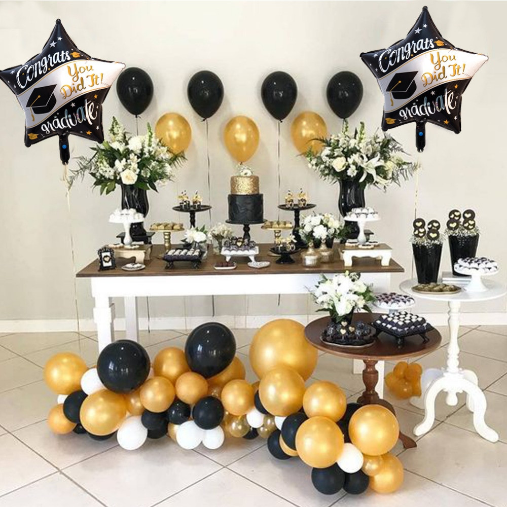 Graduation Party Theme Ideas 2020
 Graduation Party Decor Congrats Grad Banner Foil Latex