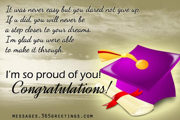 Graduation Wishes Quotes
 Graduation Messages 365greetings