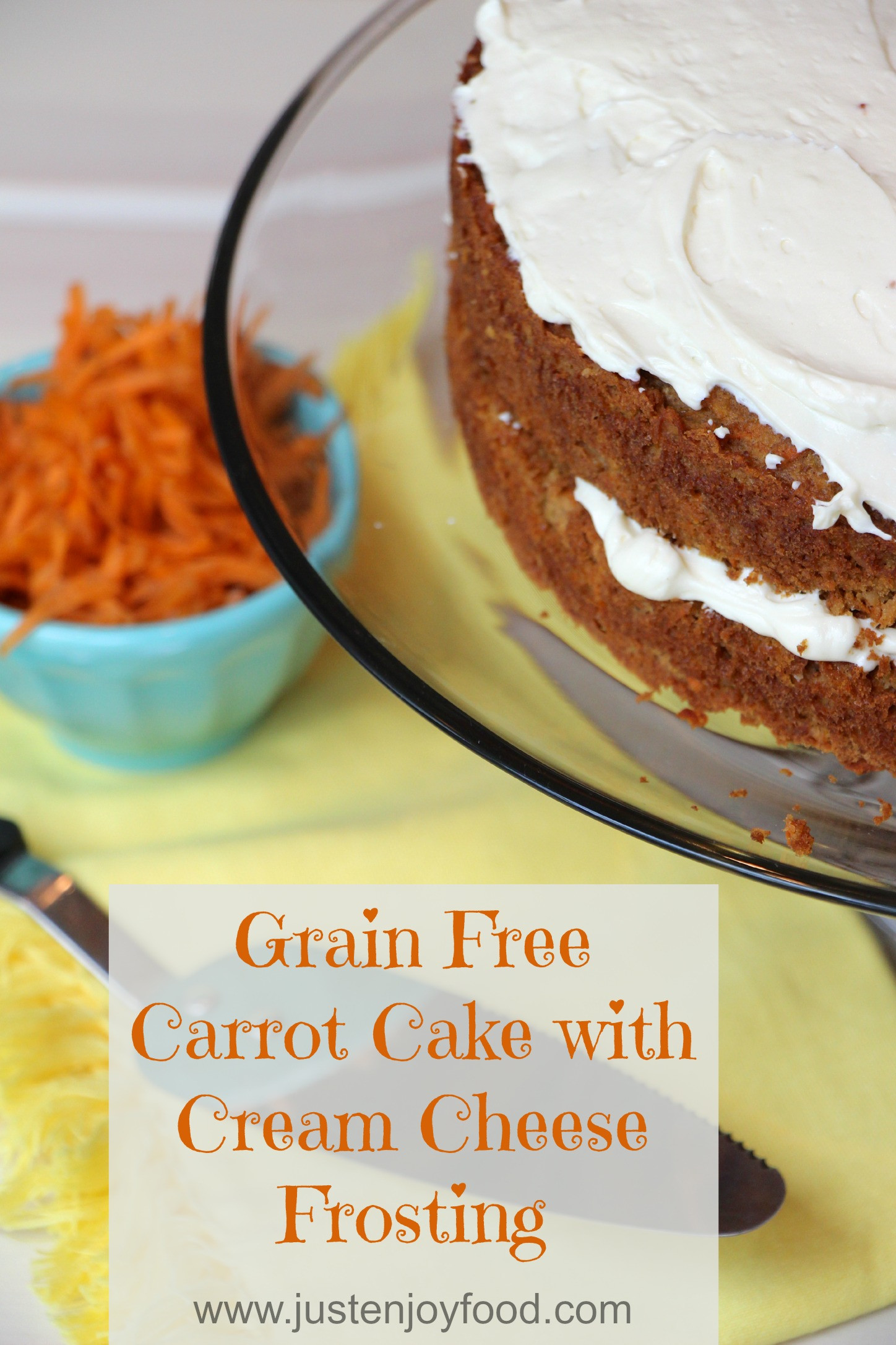 Grain Free Carrot Cake
 Carrot Cake with Cream Cheese Frosting Grain Free