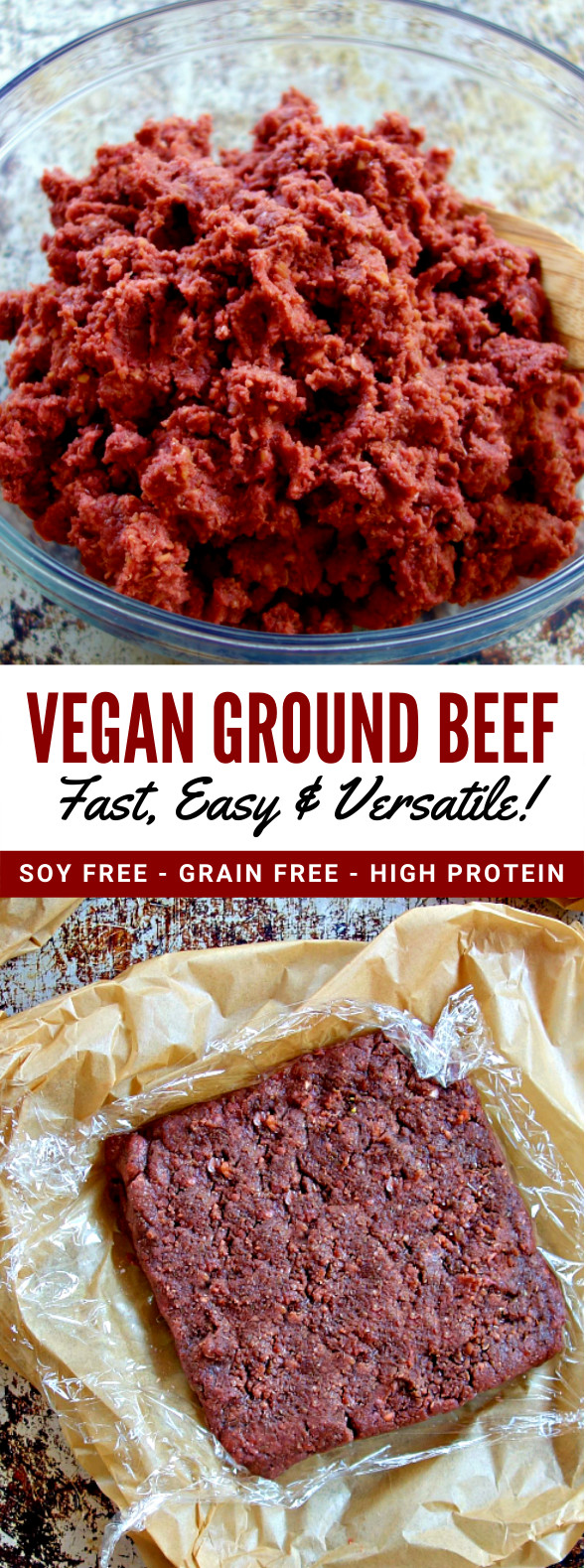 Grain Free Vegetarian Recipes
 VEGAN GROUND BEEF GRAIN FREE SOY FREE HIGH PROTEIN
