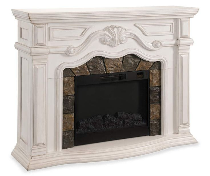 Grand White Electric Fireplace
 62" Grand White Electric Fireplace at Big Lots …