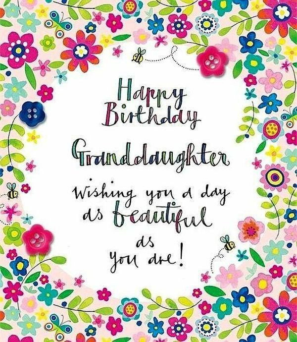 Granddaughter Birthday Quotes
 Happy Birthday Wishes for Granddaughter