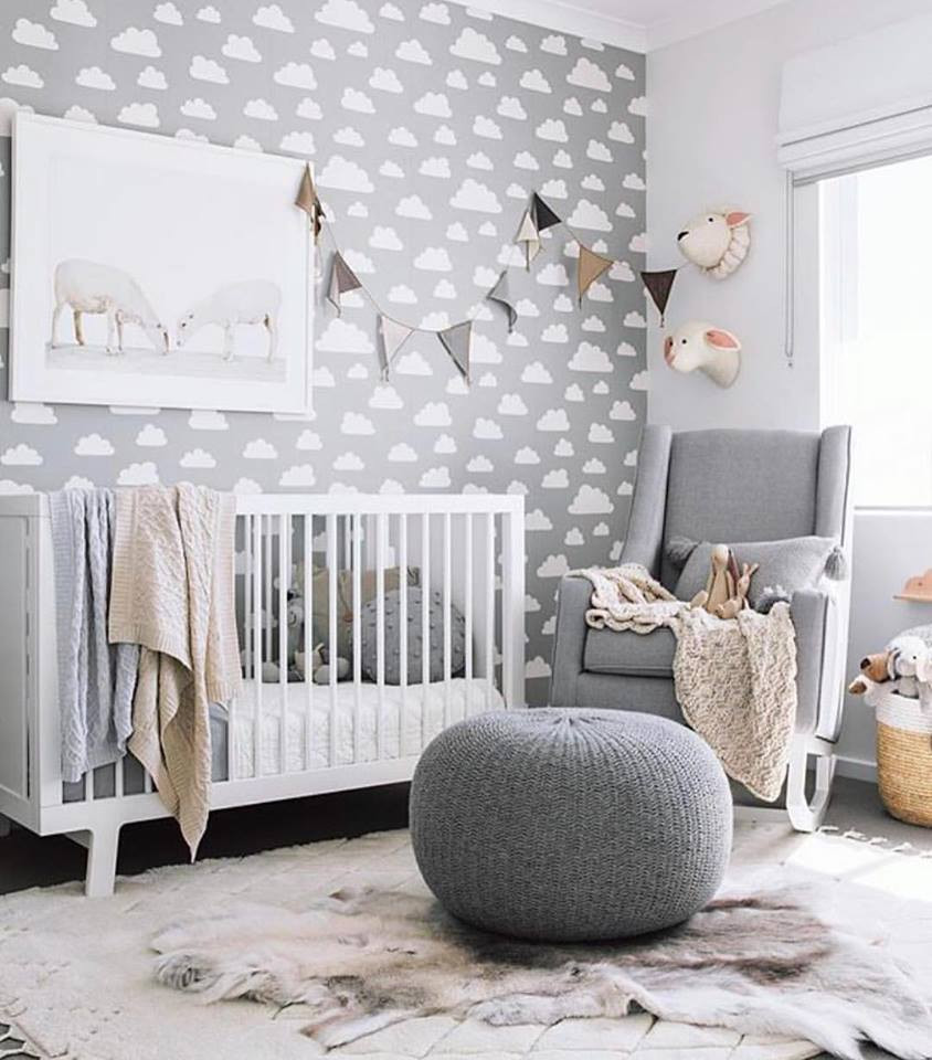 Gray Baby Room Decor
 48 Fascinating Baby Boy Nursery Décor Ideas