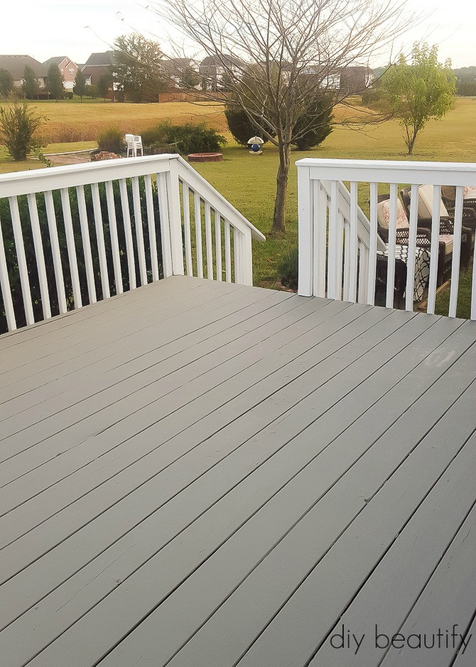 Gray Deck Paint
 How to Update a Deck with Paint