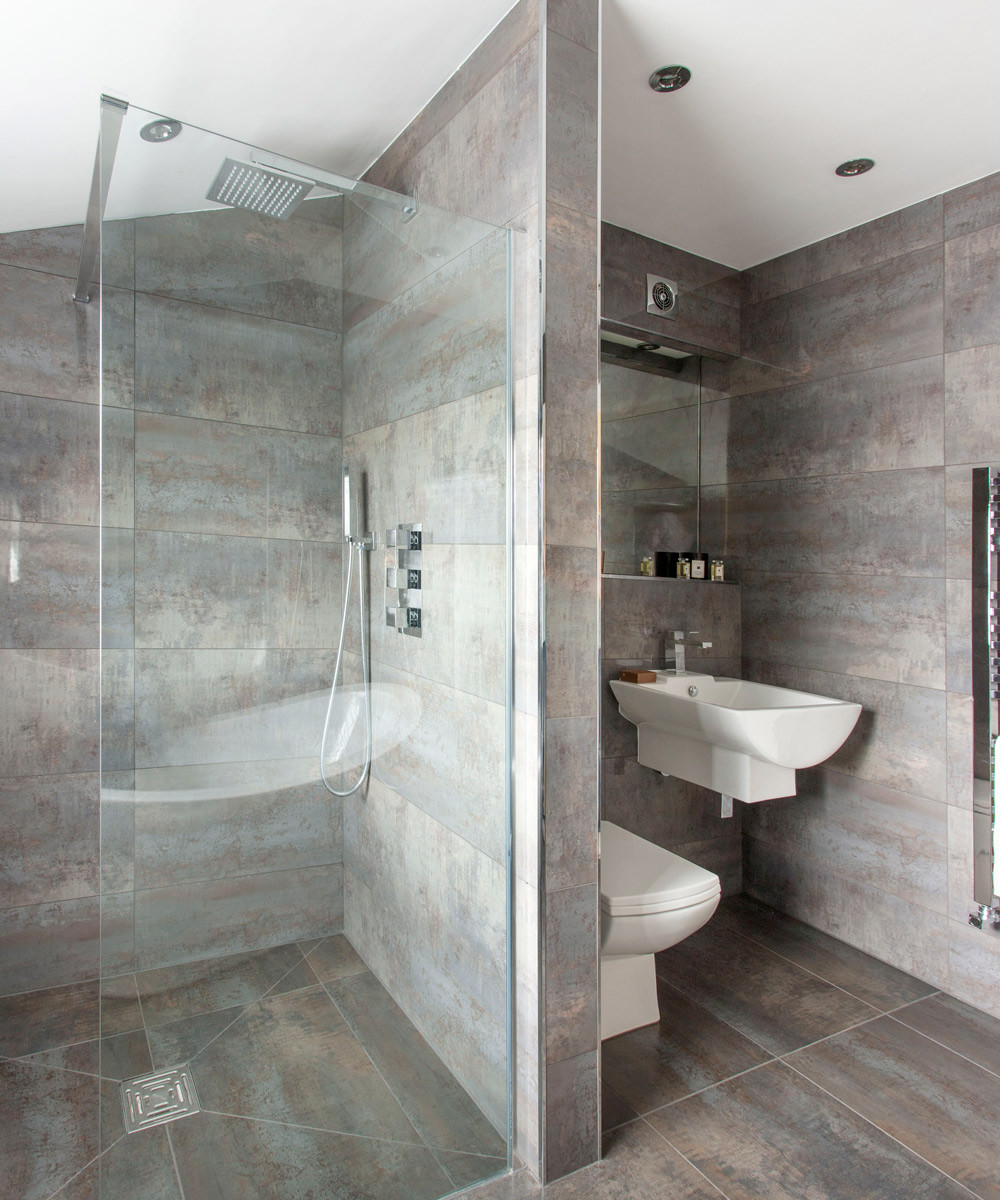 Gray Tile Bathroom
 Grey bathroom ideas – Grey bathroom ideas from pale greys