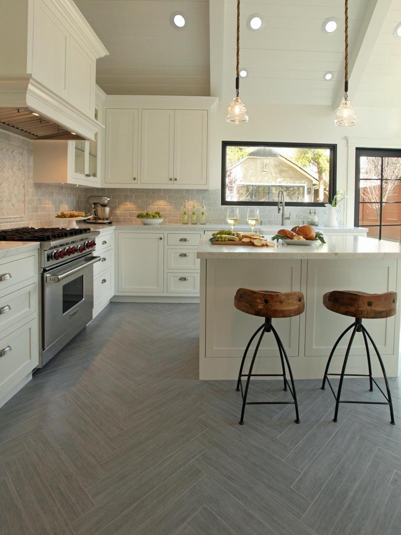 Gray Tile Kitchen
 22 Stunning Kitchens With Tile Floors Page 4 of 5