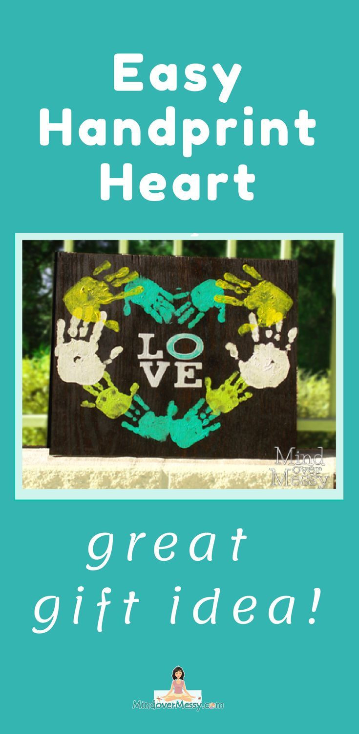 Great First Father'S Day Gift Ideas
 Easy Handprint Heart Craft