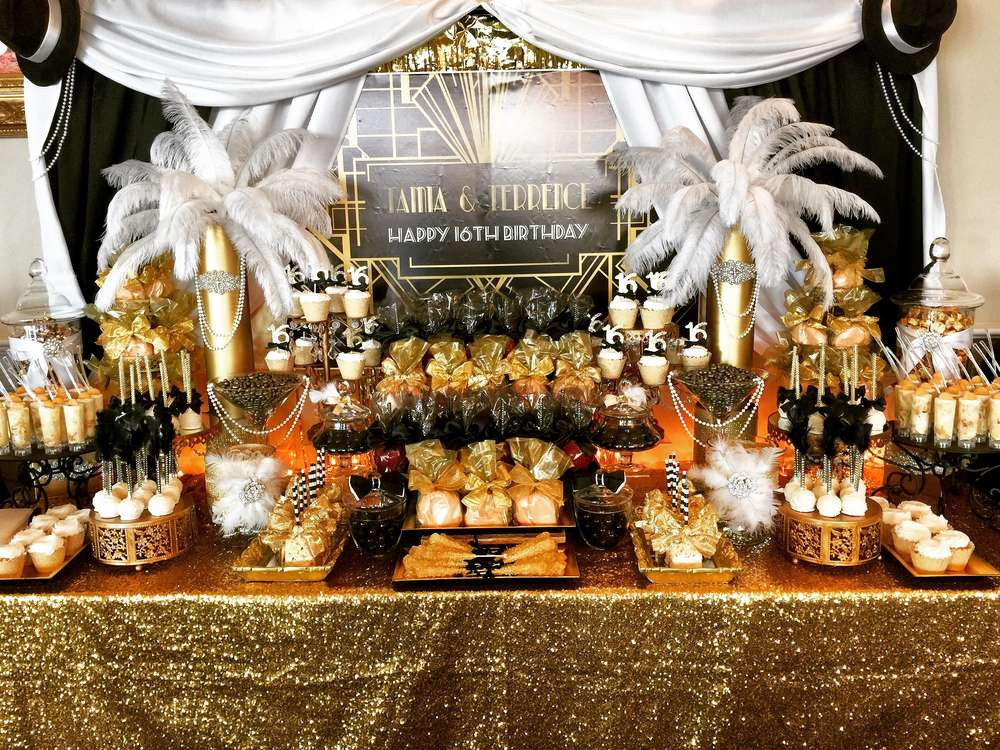 Great Gatsby Birthday Party
 Great Gatsby Birthday Party Ideas 2 of 12