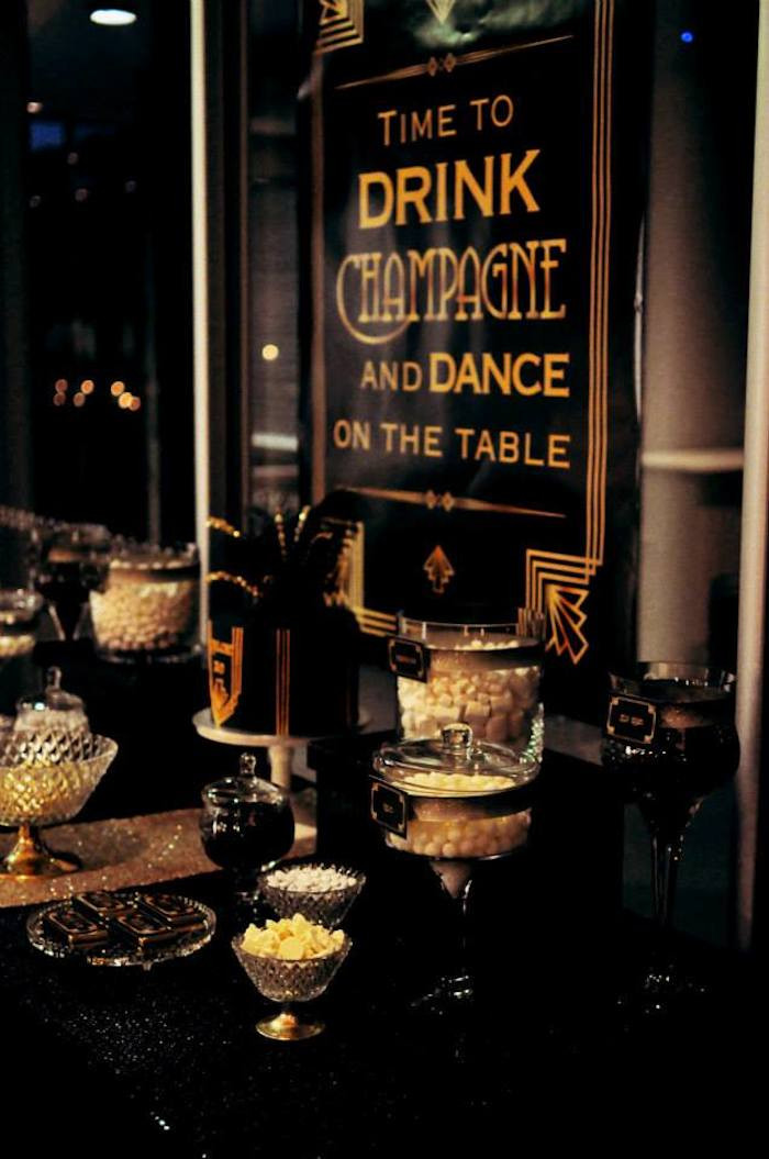 Great Gatsby Birthday Party
 Kara s Party Ideas Great Gatsby Themed Birthday Party