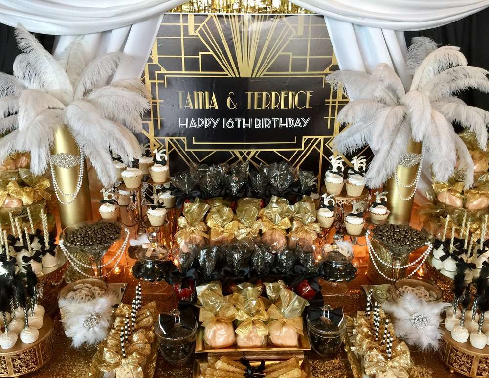 Great Gatsby Birthday Party
 Great Gatsby Birthday Party Ideas 4 of 12