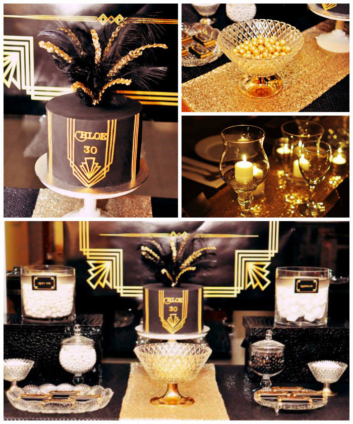 Great Gatsby Birthday Party
 Kara s Party Ideas Great Gatsby Themed Birthday Party