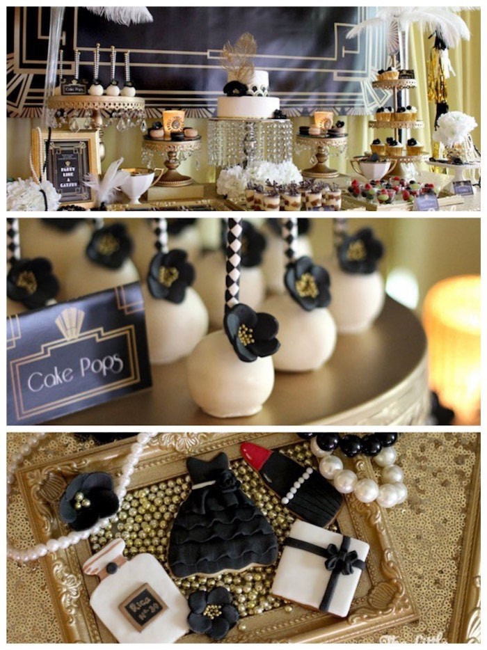 Great Gatsby Birthday Party
 Kara s Party Ideas Great Gatsby Birthday Party