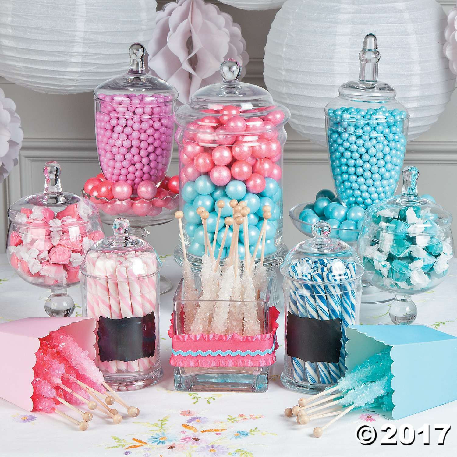 Great Gender Reveal Party Ideas
 Gender Reveal Candy Buffet Idea