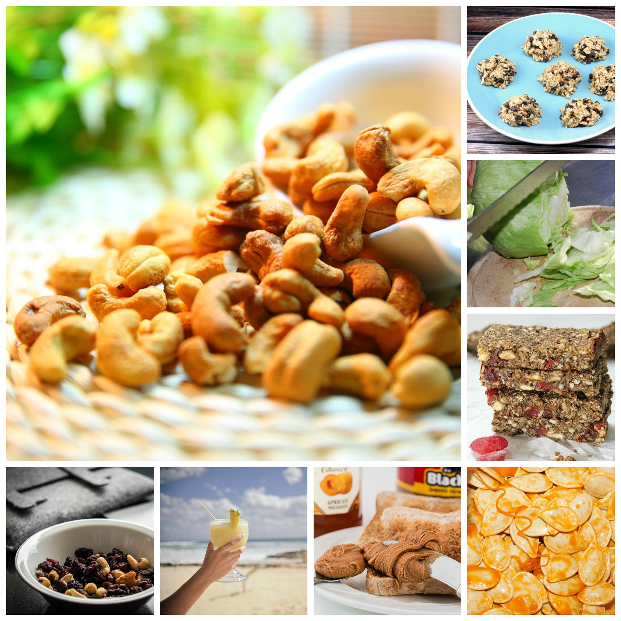 Great Healthy Snacks
 8 healthy snacks and recipe ideas great for work