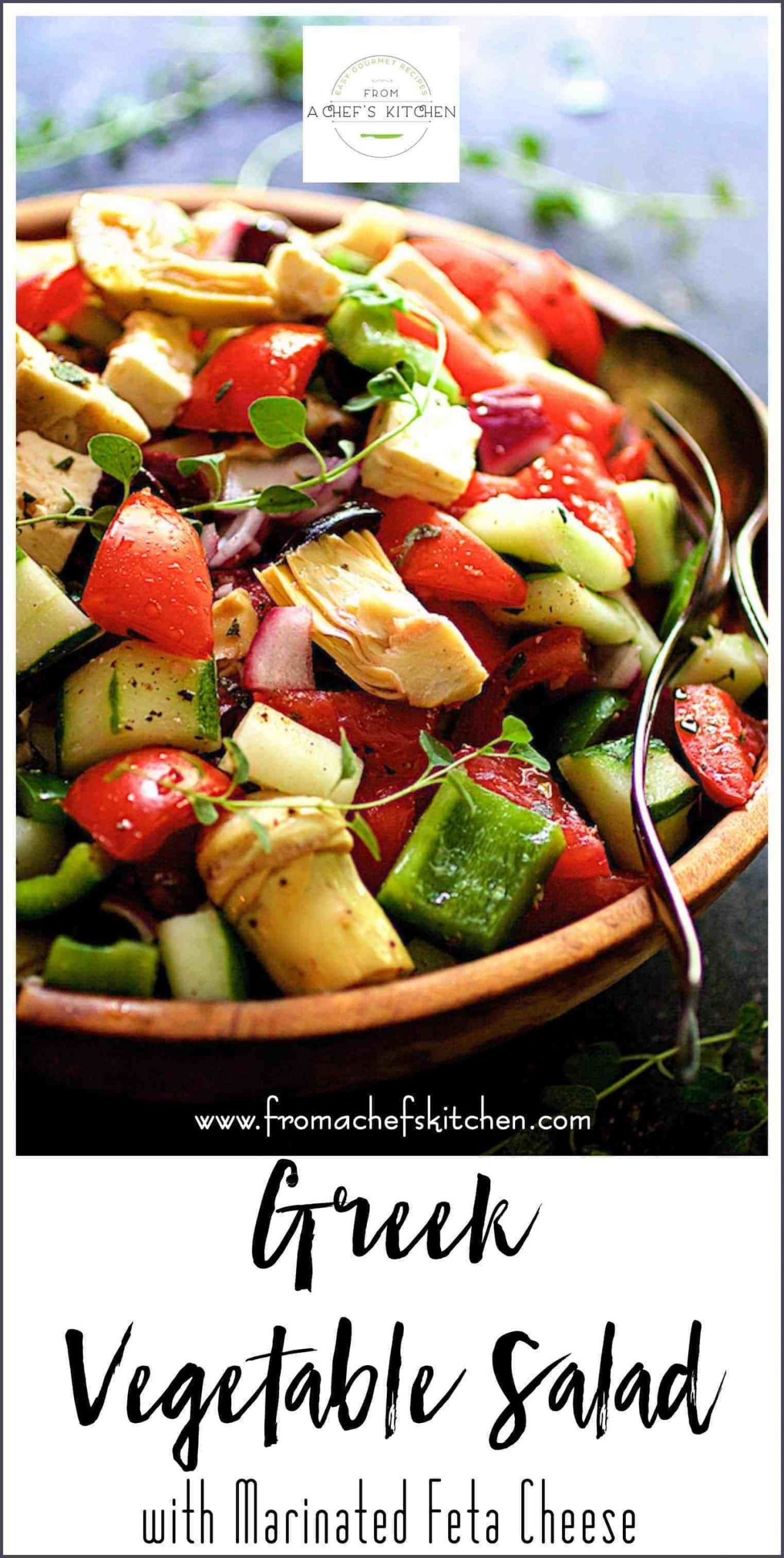 Greek Vegetables Side Dishes
 Greek Ve able Salad with Marinated Feta Cheese is a
