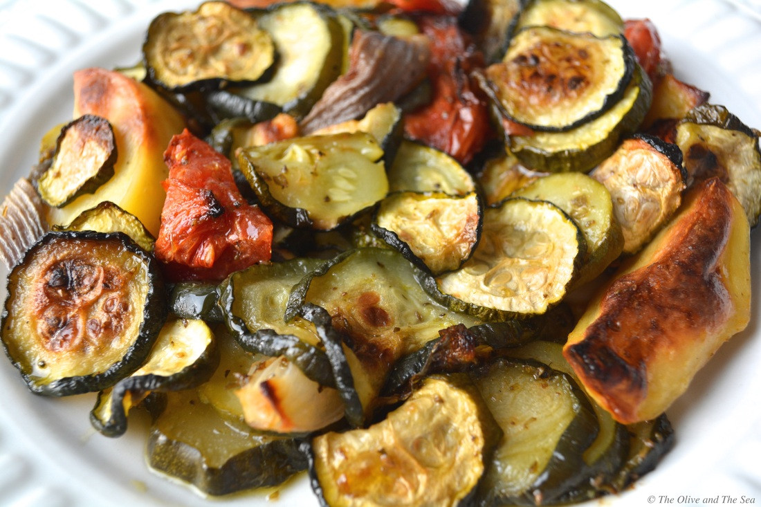 Greek Vegetables Side Dishes
 Roast Ve able Medley Briam