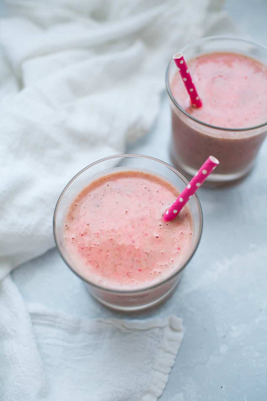 Greek Yogurt Smoothies
 Strawberry & Banana Greek Yogurt Smoothie Recipe