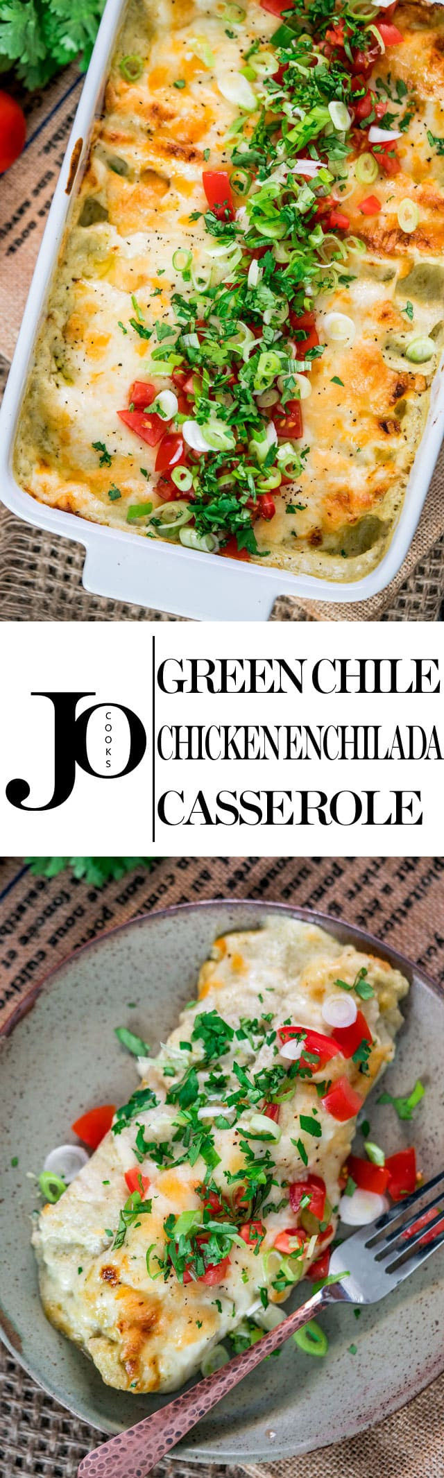 Green Chile Chicken Enchilada Casserole Recipe
 Quick and Easy Green Chile Chicken Enchilada Casserole