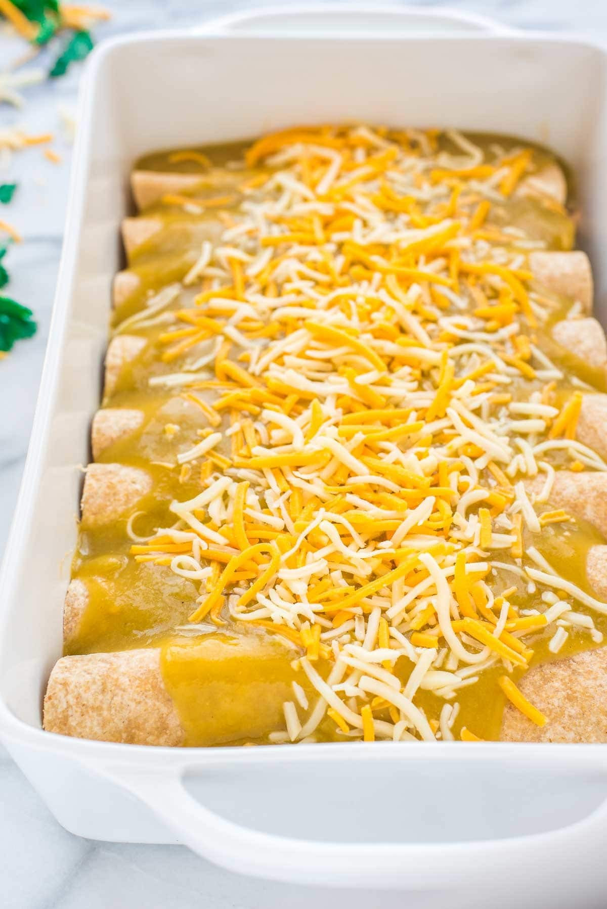 Green Chile Chicken Enchilada Casserole Recipe
 Green Chile Chicken Enchiladas Healthy Dinner