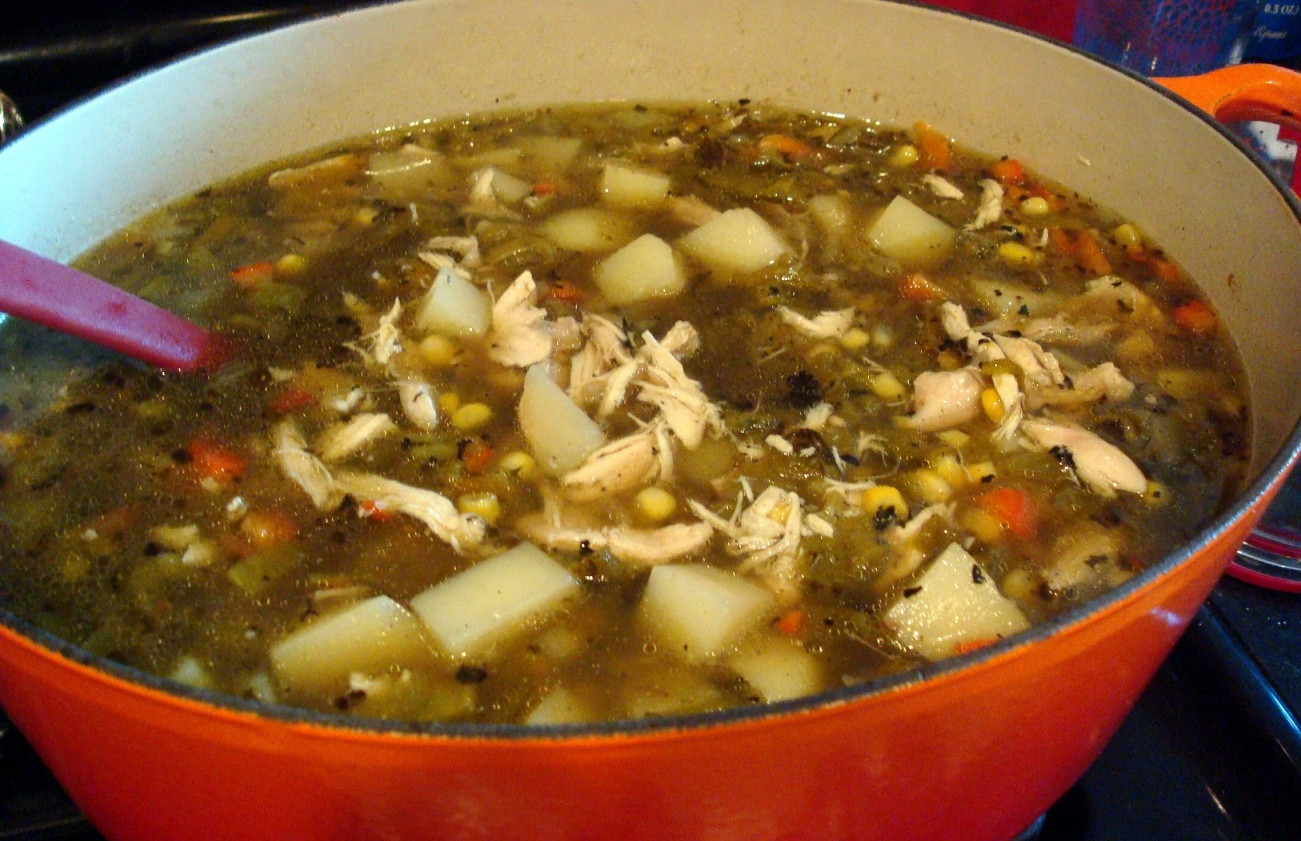 Green Chile Chicken Stew New Mexico
 Freckled Citizen My "Missing New Mexico" Green Chile Stew