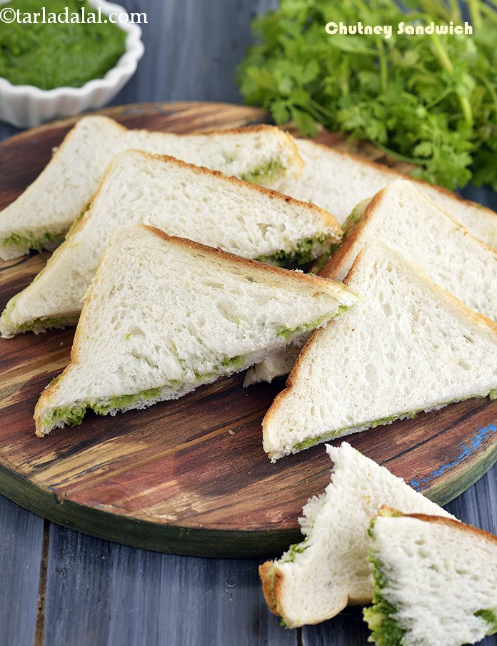 Green Chutney For Sandwich
 Chutney Sandwich recipe How to make Chutney Sandwich