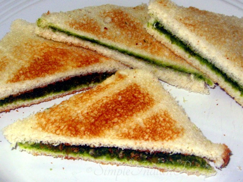Green Chutney For Sandwich
 Green Chutney Sandwich Cilantro & Mint Sandwich