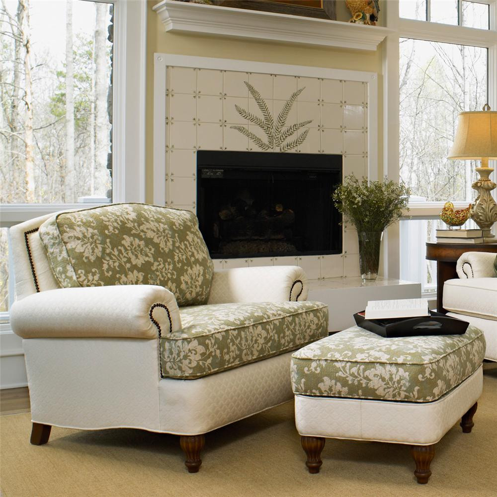 Green Living Room Chairs
 Perfect Chairs With Ottomans For Living Room – HomesFeed