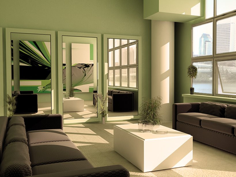 Green Paint For Living Room
 Green Minimalist Living Room Paint Color Scheme
