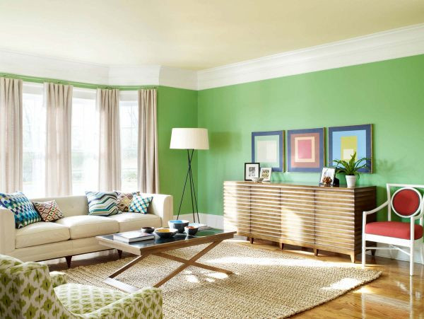 23 Elegant Green Paint for Living Room – Home, Family, Style and Art Ideas