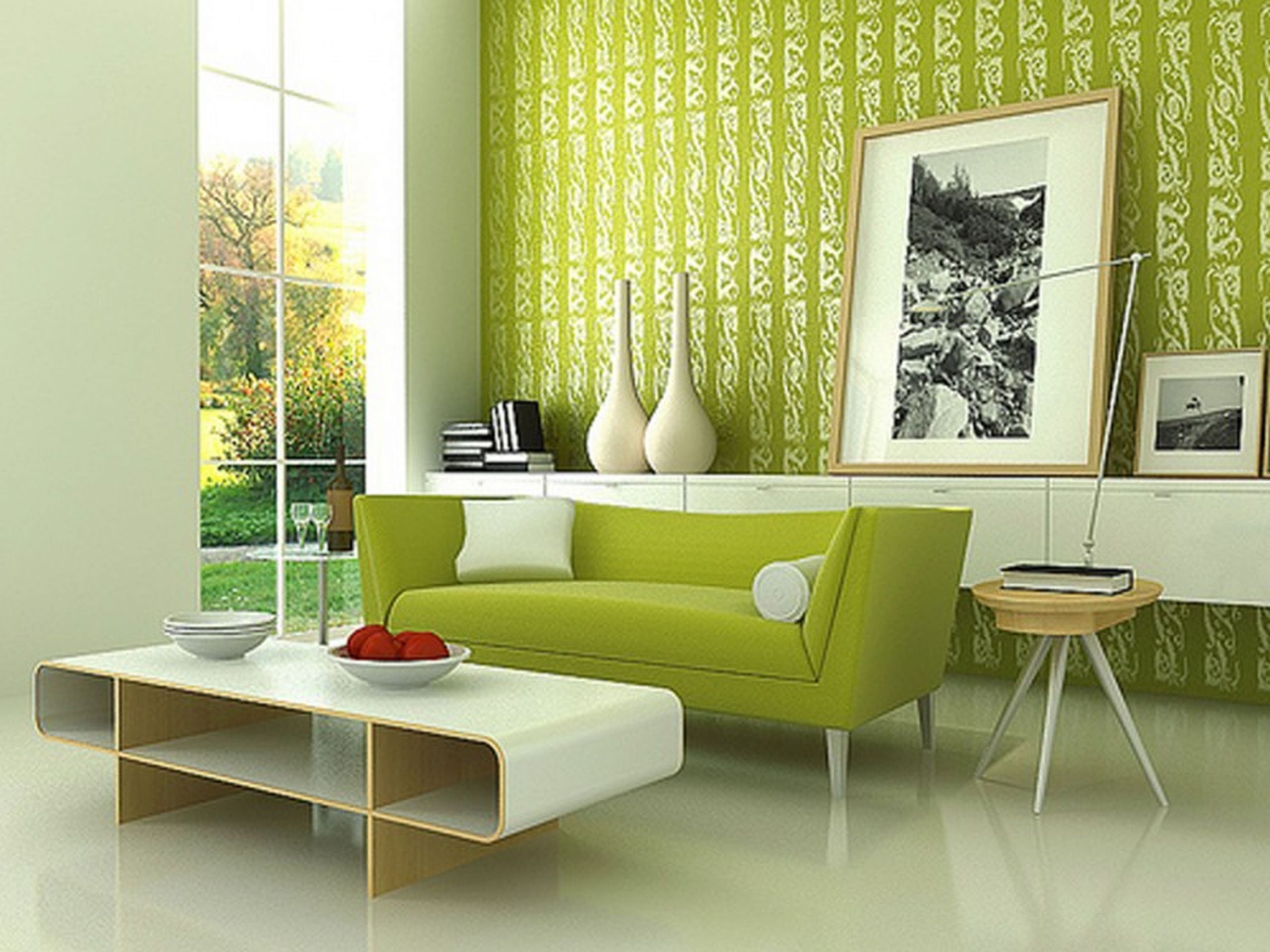 Green Paint For Living Room
 Modern Color bination For Living Room