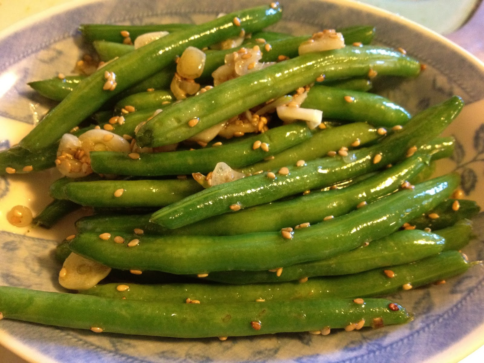 Green Side Dishes
 Korean Style Green Bean Side Dish