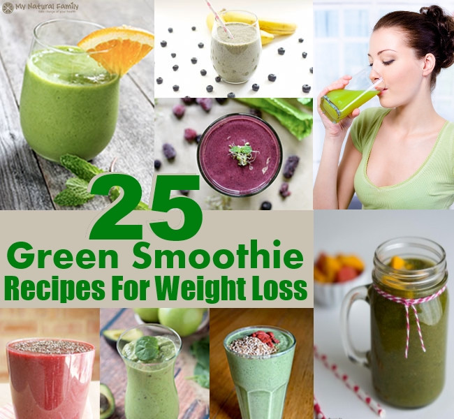 Green Smoothie Weight Loss Recipes
 25 Healthy And Delicious Green Smoothie Recipes For Weight