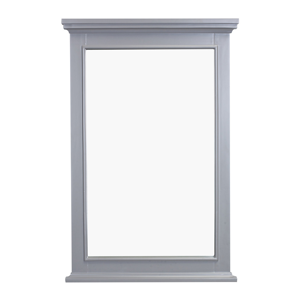 Grey Bathroom Mirror
 Eviva Elite Stamford Grey Full Framed Bathroom Vanity