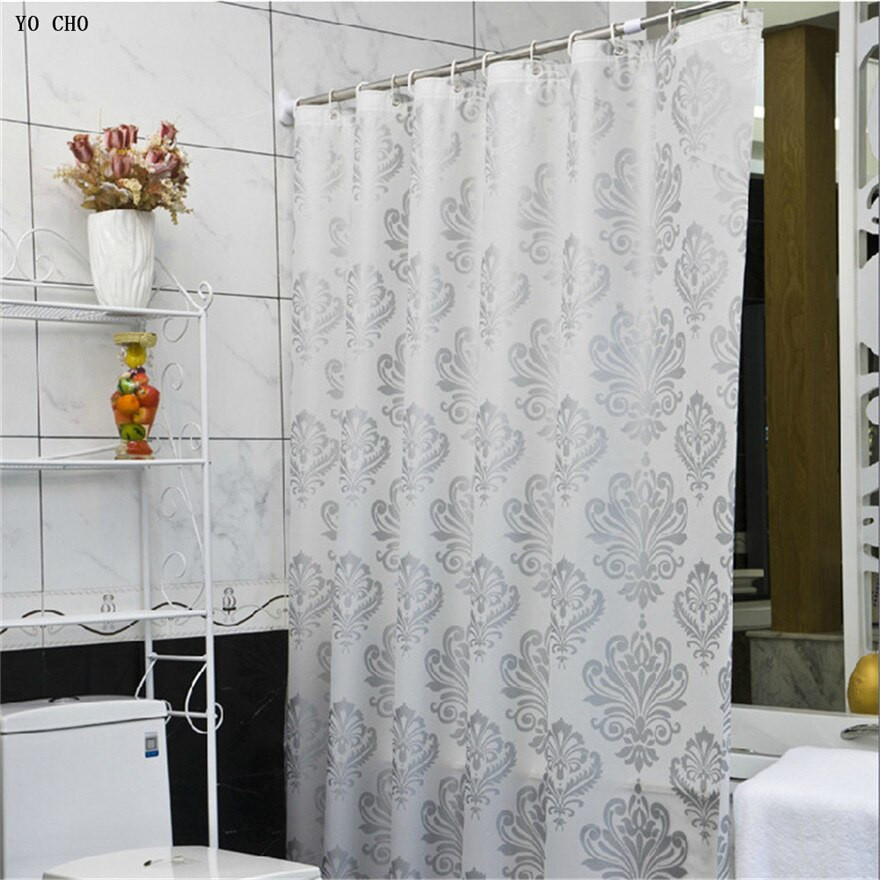 Grey Bathroom Shower Curtains
 [180cm ] High quality finished modern gray PEVA waterproof