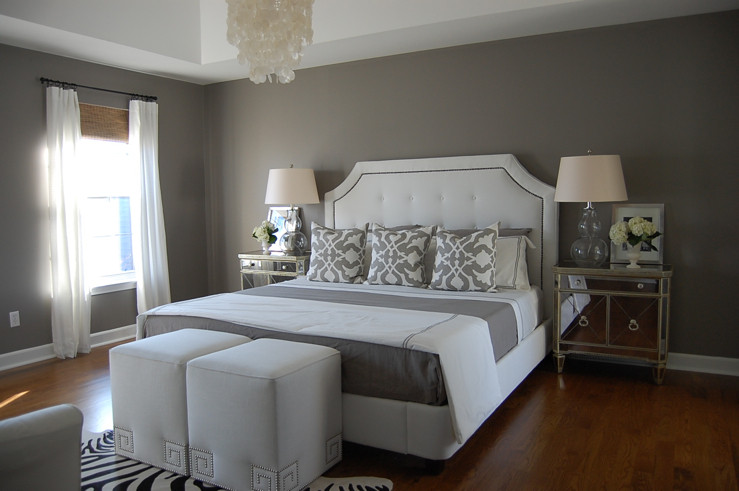 Grey Bedroom Paint
 Gray Bedroom Contemporary bedroom Benjamin Moore