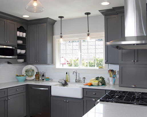 Grey Cabinets Kitchen
 The Psychology of Why Gray Kitchen Cabinets Are So Popular